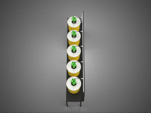 INDOOR HYDROPONIC SEEDLING PLANT PROPAGATION SYSTEM BATO FARM 3D Model
