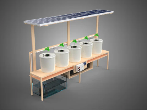 SMART PRECISION AGRICULTURE URBAN SOILLESS CULTIVATION FARMING 3D Model