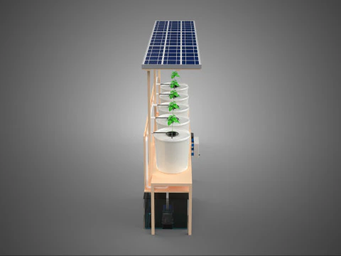 SMART PRECISION AGRICULTURE URBAN SOILLESS CULTIVATION FARMING 3D Model
