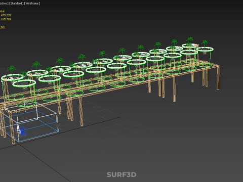 DIY DUTCH BUCKET HYDROPONIC SYSTEM SETUP GREENHOUSE BATO GARDEN 3D Model
