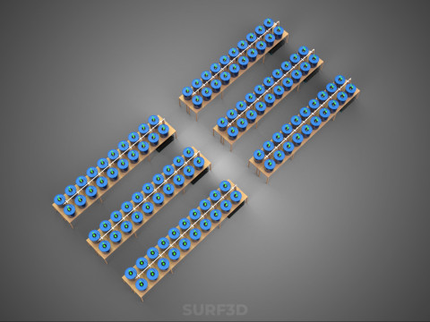 HOLENDERSKI ŁYŻKA HYDROPONICZNA AEROPONICZNA BATO SADZENIE DRZEWA ROŚLINA ŁODYŻOWA Model 3D