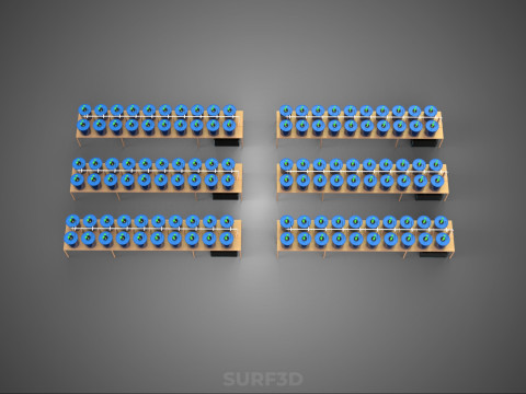 HOLENDERSKI ŁYŻKA HYDROPONICZNA AEROPONICZNA BATO SADZENIE DRZEWA ROŚLINA ŁODYŻOWA Model 3D