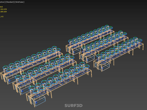 HOLENDERSKI ŁYŻKA HYDROPONICZNA AEROPONICZNA BATO SADZENIE DRZEWA ROŚLINA ŁODYŻOWA Model 3D