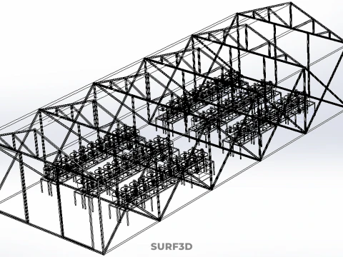 CEA CONTROLLED ENVIRONMENT AGRICULTURE DUTCH BUCKET SYSTEM DBS 3D Model