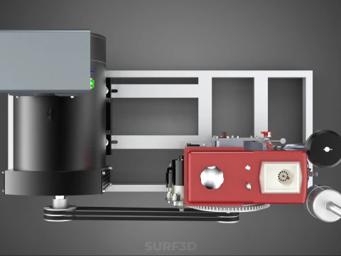 INDUSTRIAL ELECTRIC AC POWER GENERATOR DIESEL SET GENSET MOTOR 3D Model