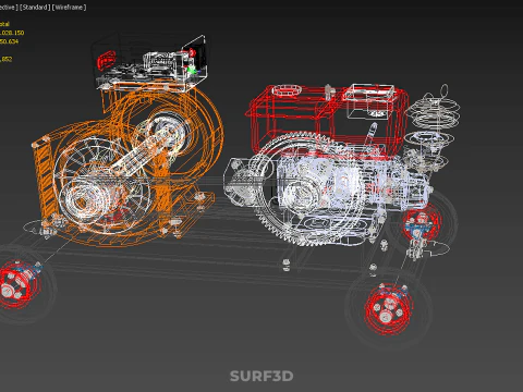 MOBILE EMERGENCY BACKUP DIESEL WHEELS ELECTRICAL GENERATOR SET 3D Model