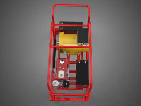 STAZIONE DI RICARICA POWER BANK PORTATILE GRUPPO GENERATORE DIESEL GENSET Modello 3D