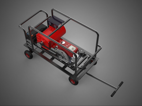 ARC WELD WELDER WELDING MACHINE POWER DIESEL GENERATOR GENSET KW 3D Model