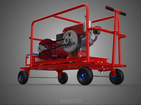 STANDARD ELECTRICAL GENERATOR SETS BACKUP POWER DIESEL GENSET KW 3D Model