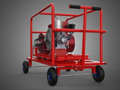 STANDARD ELECTRICAL GENERATOR SETS BACKUP POWER DIESEL GENSET KW 3D Model