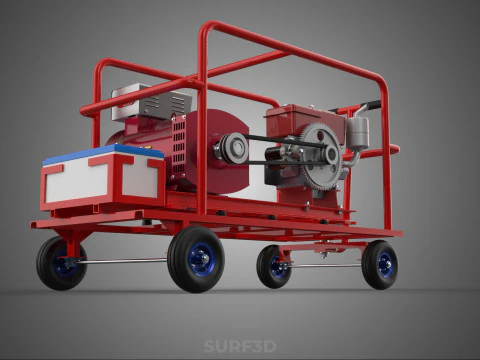 STANDARD ELECTRICAL GENERATOR SETS BACKUP POWER DIESEL GENSET KW 3D Model