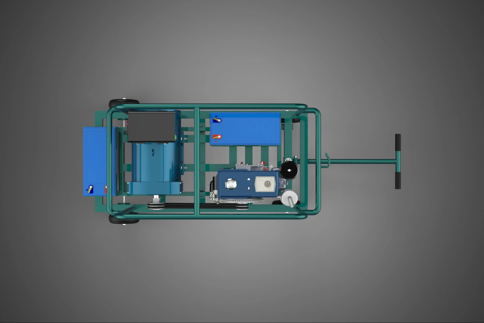 ROADSIDE MOBILE ELECTRIC VEHICLE EV CAR CHARGER GENERATOR DIESEL 3D Model .c4d .max .obj .3ds .fbx .stl .blend 