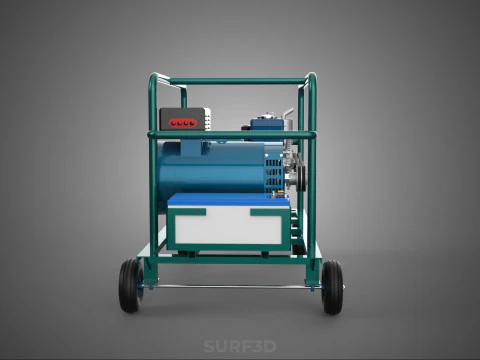 ROADSIDE MOBILE ELECTRIC VEHICLE EV CAR CHARGER GENERATOR DIESEL 3D Model