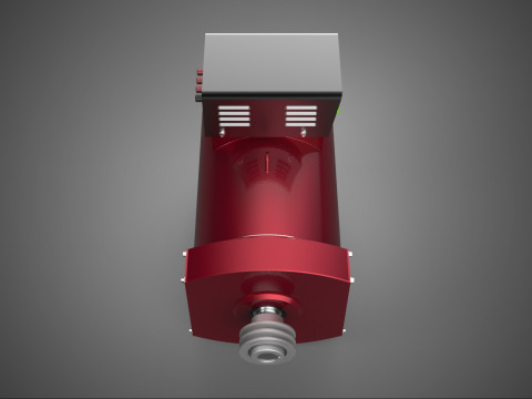 GENERATOR ENERGII ELEKTRYCZNEJ ALTERNATOR SILNIK DYNAMO KOŁO PASOWE ZESPOŁU GENERATORA Model 3D