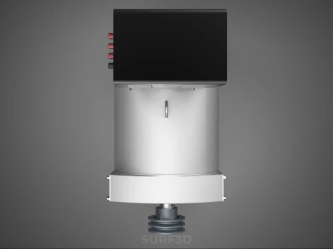 ENGINE MOTOR GENERATOR ALTERNATOR DYNAMO GENSET CONTROL PANEL KW 3D Model