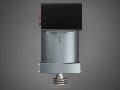 ELECTRIC MOTOR GENERATOR ALTERNATOR DYNAMO POWER PLANT ENERGY KW 3D Model