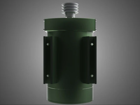 ELECTRICAL GENERATOR MOTOR ALTERNATOR DYNAMO TERMINAL BOX PULLEY 3D Model