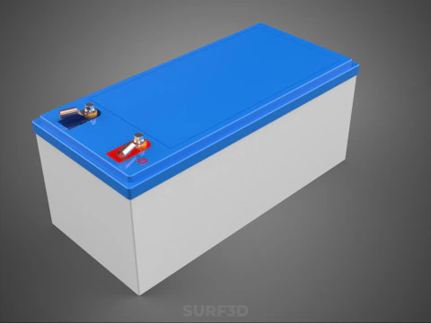 STANDARD ACCU ACCUMULATOR BATTERY VOLT POWER SUPPLY INDUSTRIAL 3D Model