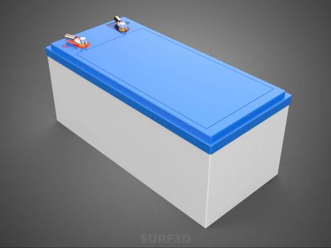 STANDARD ACCU ACCUMULATOR BATTERY VOLT POWER SUPPLY INDUSTRIAL 3D Model