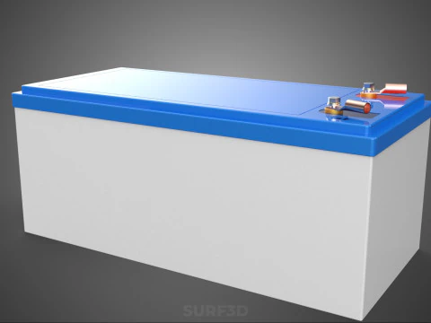 STANDARD ACCU ACCUMULATOR BATTERY VOLT POWER SUPPLY INDUSTRIAL 3D Model