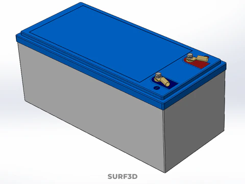 STANDARD ACCU ACCUMULATOR BATTERY VOLT POWER SUPPLY INDUSTRIAL 3D Model