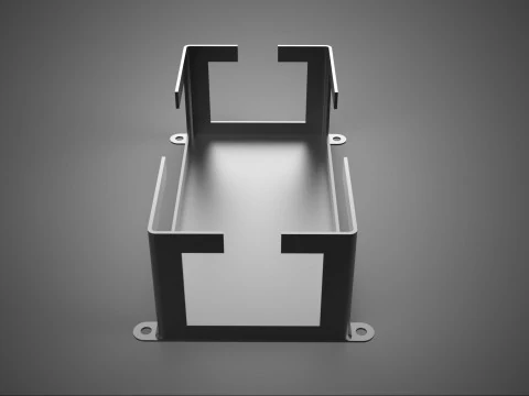 BATTERY HOUSING FRAME BRACKET ACCU CASING HOLDER MOUNTING MOUNT 3D Model