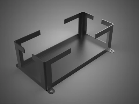 BATTERY HOUSING FRAME BRACKET ACCU CASING HOLDER MOUNTING MOUNT 3D Model