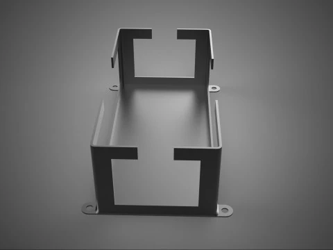 BATTERY HOUSING FRAME BRACKET ACCU CASING HOLDER MOUNTING MOUNT 3D Model