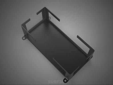 BATTERY HOUSING FRAME BRACKET ACCU CASING HOLDER MOUNTING MOUNT 3D Model