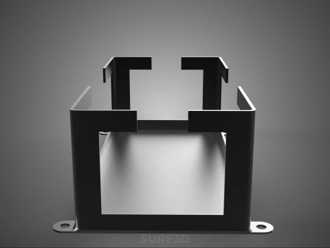 BATTERY HOUSING FRAME BRACKET ACCU CASING HOLDER MOUNTING MOUNT 3D Model