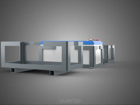 BEHUIZING BEUGEL LADE BATTERIJBEHUIZING ACCU-HOUDER BEVESTIGINGSREK AH 3D Model