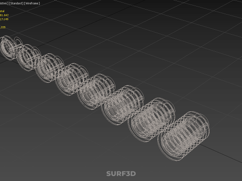 VARIOUS GROOVE PULLEY SHEAVE MULTI TRACK WHEEL DRIVE V BELT GEAR 3D Model