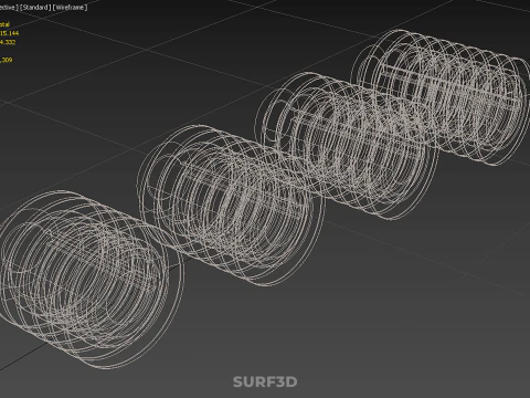 COLLECTION STANDARD ROLLER BELT PULLEY SHEAVE WHEEL GROOVE DRIVE 3D Model