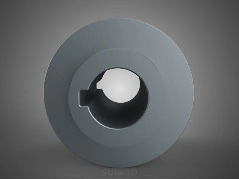 PADR&Atilde;O 6 SEIS SEXTUPLE GROOVE TRILHA POLIA RODA CORREIA V Modelo 3D