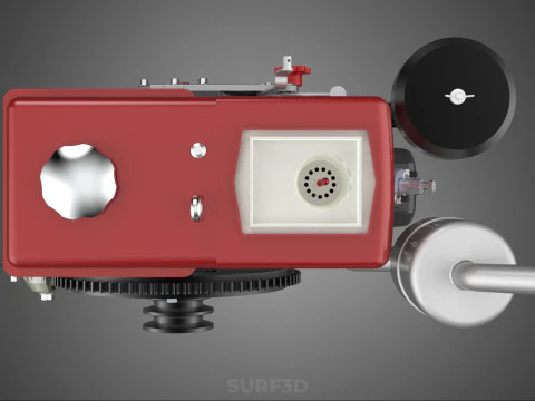 COMPACT DIESEL ENGINE AUTO ELECTRIC SELF STARTER MOTOR FLYWHEEL 3D Model