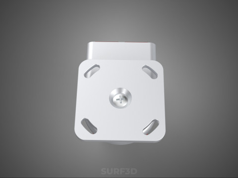 ВАЖКИЙ ПОВОРОТНИЙ КОЛІСЦЯ З ПОДВІЙНИМ ЧЕРВОНИМ ПОЛІУРЕТАНОВИМ КОЛЕСОМ 3D Модель