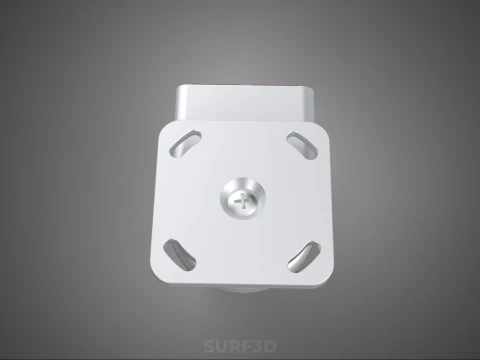 RUOTA GIREVOLE PER CARICHI PESANTI DOPPIA RUOTA IN POLIURETANO ROSSO RULLO CON PNEUMATICO Modello 3D