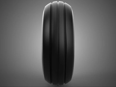 STANDARD WHEEL TIRE RIM AXLE HUB CART TROLLEY BARROW BEARING KIT 3D Model