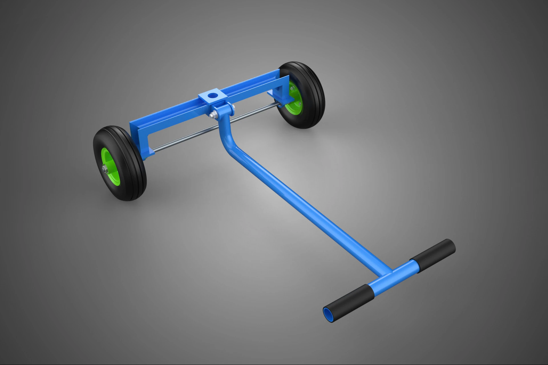 STEERING HANDLE LEVER RANGE CONTROL AXLE WHEEL TIRE CART TROLLEY 3D Model .c4d .max .obj .3ds .fbx .stl .blend 