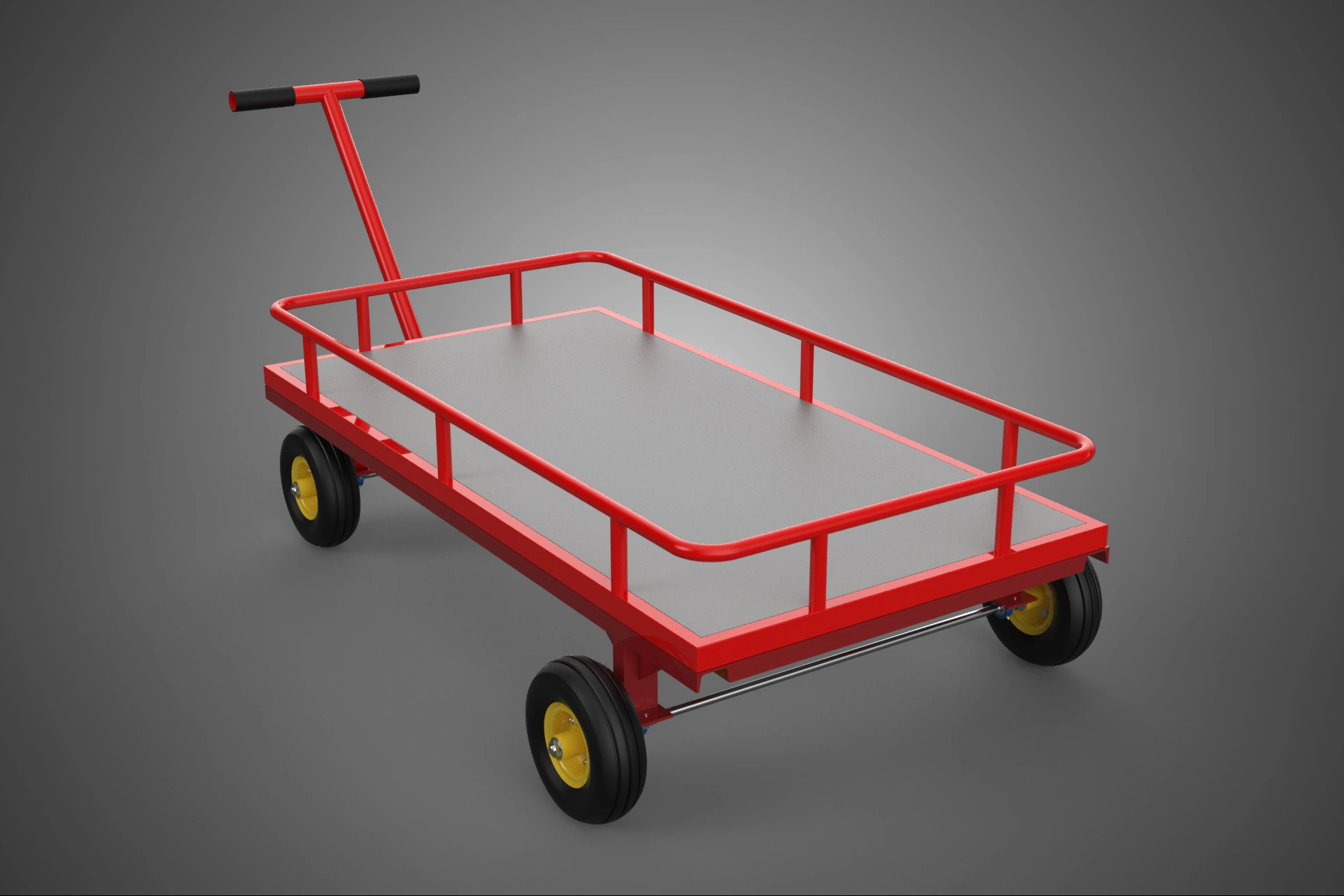 HAND MOVING TRUCK TROLLEY CART WHEEL PALLET DELIVERY LOAD JACK 3D Model .c4d .max .obj .3ds .fbx .stl .blend 