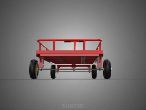 HAND MOVING TRUCK TROLLEY CART WHEEL PALLET DELIVERY LOAD JACK 3D Model