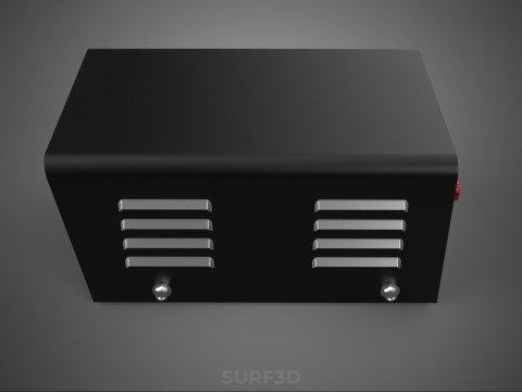 ELECTRIC CONTROL BOX VOLTMETER REGULATOR CONTROLLER PANEL DYNAMO 3D Model