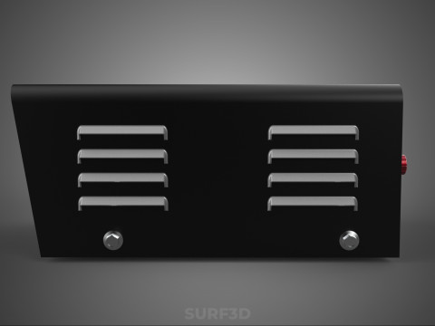 ELECTRIC CONTROL BOX VOLTMETER REGULATOR CONTROLLER PANEL DYNAMO 3D Model