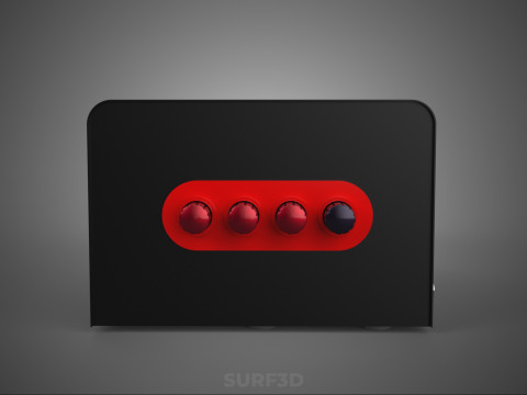 ELECTRIC CONTROL BOX VOLTMETER REGULATOR CONTROLLER PANEL DYNAMO 3D Model