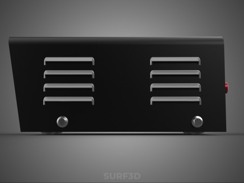 ELECTRIC CONTROL BOX VOLTMETER REGULATOR CONTROLLER PANEL DYNAMO 3D Model