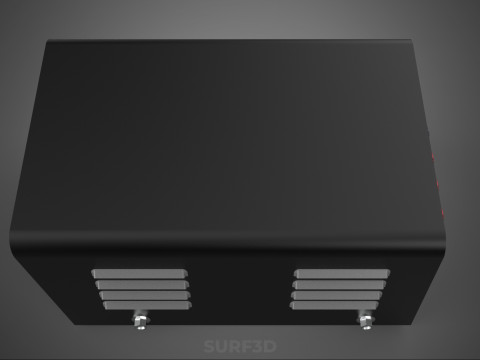 ELECTRIC CONTROL BOX VOLTMETER REGULATOR CONTROLLER PANEL DYNAMO 3D Model