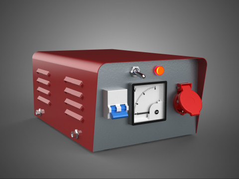 PANEL KONTROL TENAGA LISTRIK OUTLET REGULATOR SOKET VA Model 3D