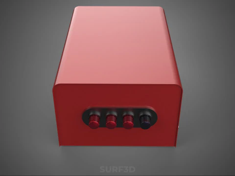 ELECTRICAL POWER SUPPLY CONTROL PANEL SOCKET REGULATOR OUTLET VA 3D Model