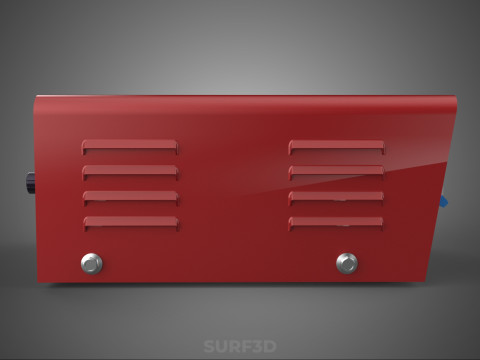 विद्युत विद्युत आपूर्ति नियंत्रण पैनल सॉकेट नियामक आउटलेट वीए 3D मॉडल