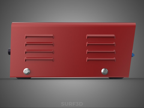 विद्युत विद्युत आपूर्ति नियंत्रण पैनल सॉकेट नियामक आउटलेट वीए 3D मॉडल